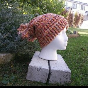 🌒Crotchet Handmade Slouch Beanie Winter Hat